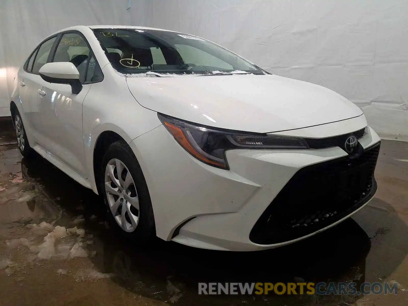 1 Photograph of a damaged car JTDEPRAE2LJ037548 TOYOTA COROLLA 2020