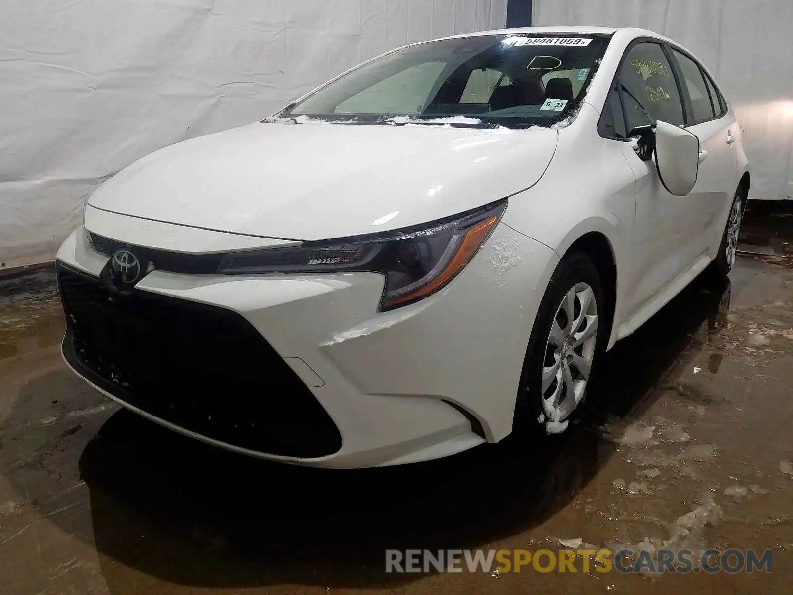 2 Photograph of a damaged car JTDEPRAE2LJ037548 TOYOTA COROLLA 2020