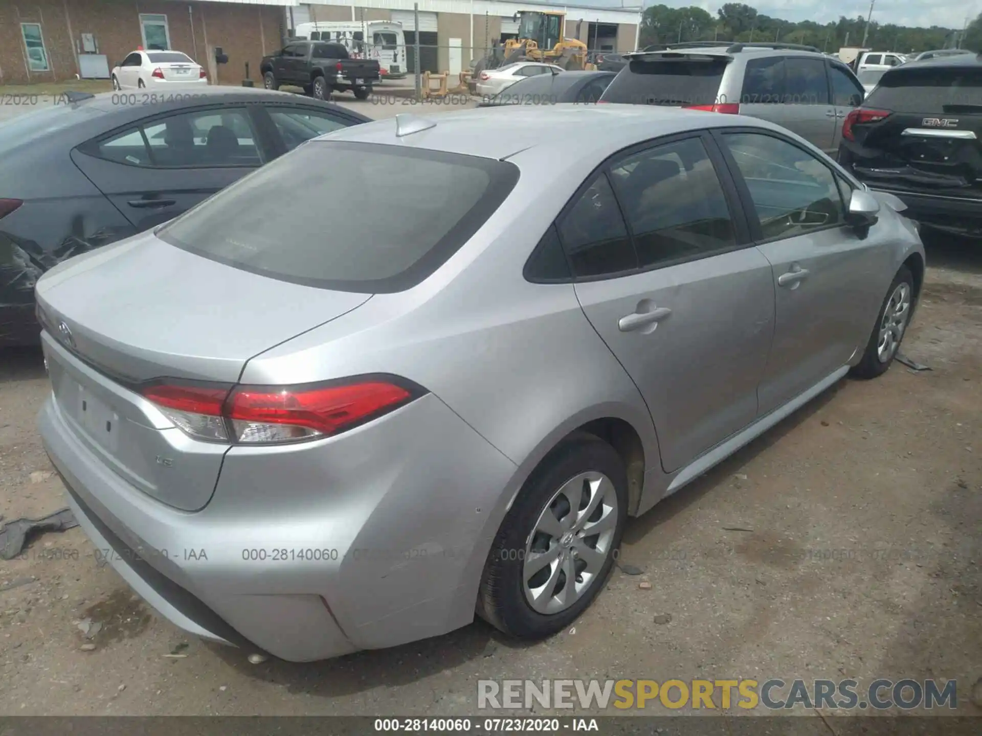 4 Photograph of a damaged car JTDEPRAE2LJ037744 TOYOTA COROLLA 2020