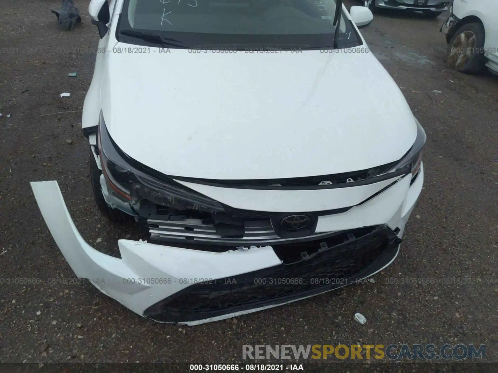 6 Photograph of a damaged car JTDEPRAE2LJ037999 TOYOTA COROLLA 2020