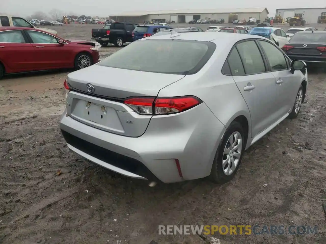 4 Photograph of a damaged car JTDEPRAE2LJ038120 TOYOTA COROLLA 2020