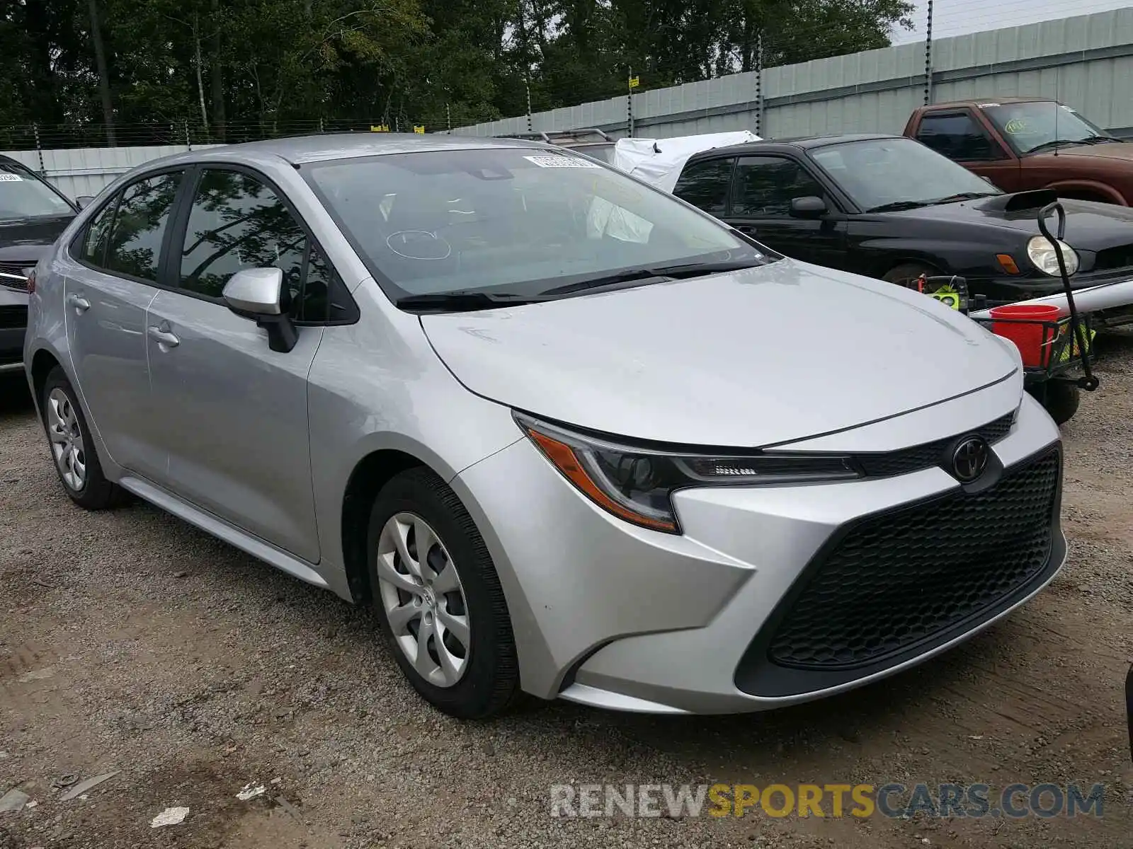 1 Photograph of a damaged car JTDEPRAE2LJ038330 TOYOTA COROLLA 2020