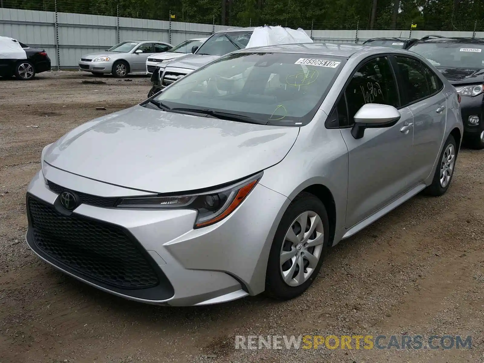 2 Photograph of a damaged car JTDEPRAE2LJ038330 TOYOTA COROLLA 2020