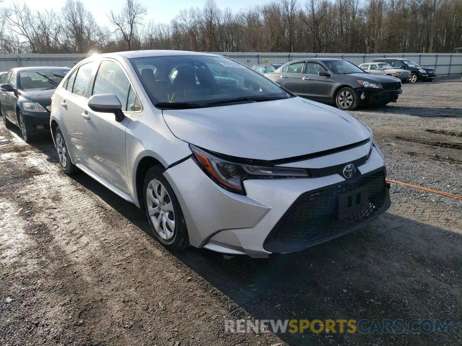 1 Photograph of a damaged car JTDEPRAE2LJ038392 TOYOTA COROLLA 2020