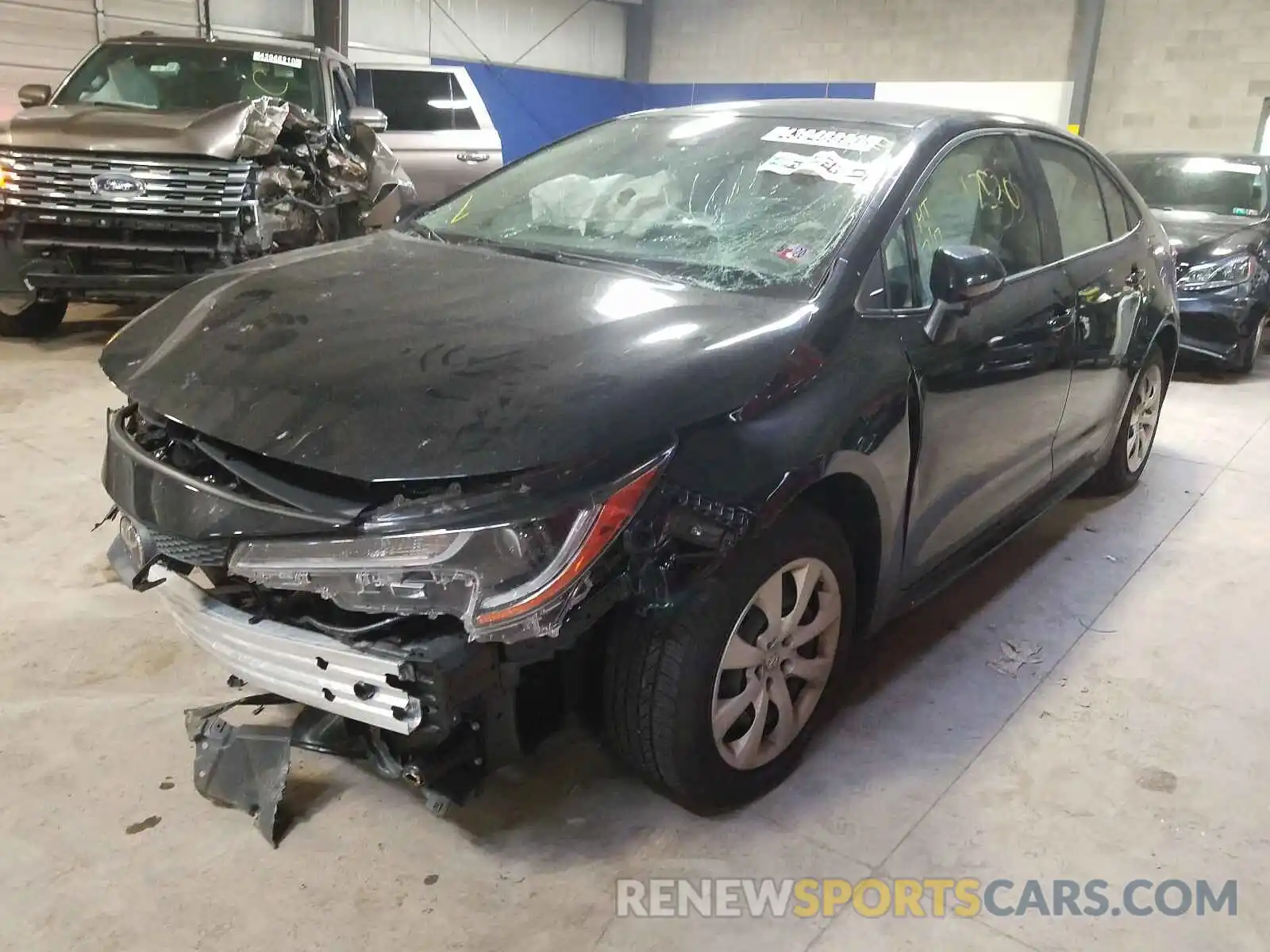 2 Photograph of a damaged car JTDEPRAE2LJ038540 TOYOTA COROLLA 2020