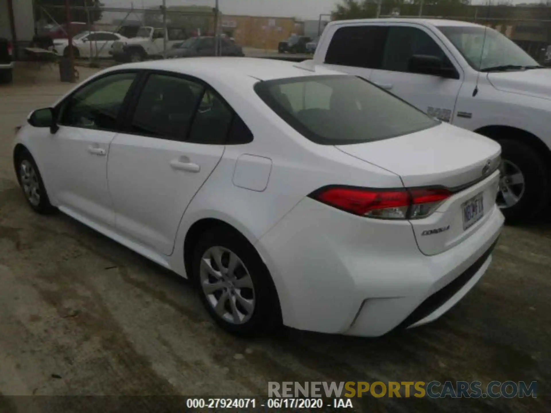 10 Photograph of a damaged car JTDEPRAE2LJ038621 TOYOTA COROLLA 2020