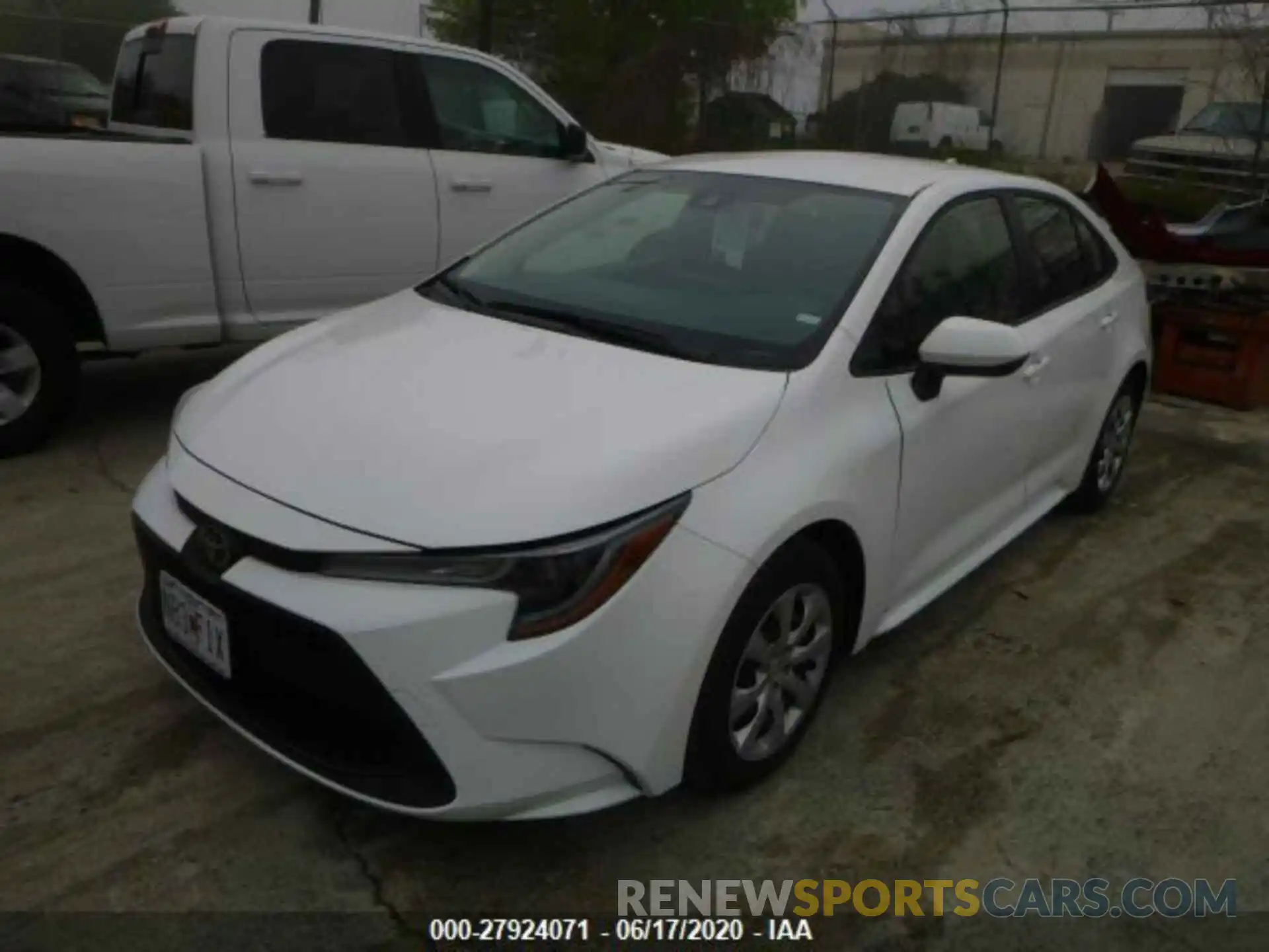 7 Photograph of a damaged car JTDEPRAE2LJ038621 TOYOTA COROLLA 2020