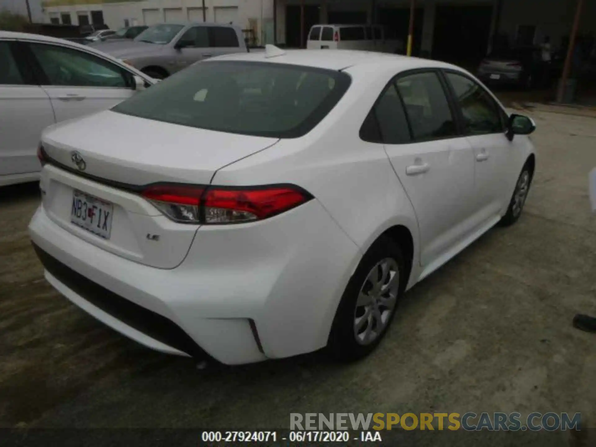 9 Photograph of a damaged car JTDEPRAE2LJ038621 TOYOTA COROLLA 2020