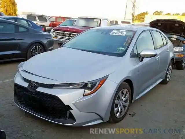 2 Photograph of a damaged car JTDEPRAE2LJ038683 TOYOTA COROLLA 2020