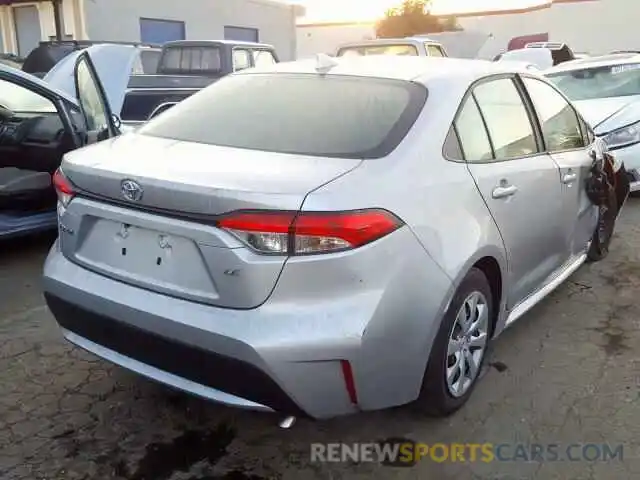 4 Photograph of a damaged car JTDEPRAE2LJ038683 TOYOTA COROLLA 2020