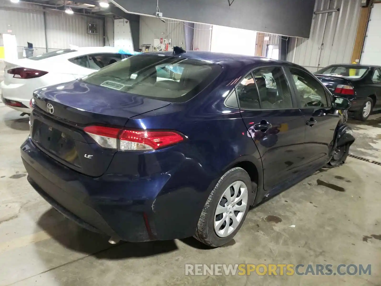 4 Photograph of a damaged car JTDEPRAE2LJ038991 TOYOTA COROLLA 2020