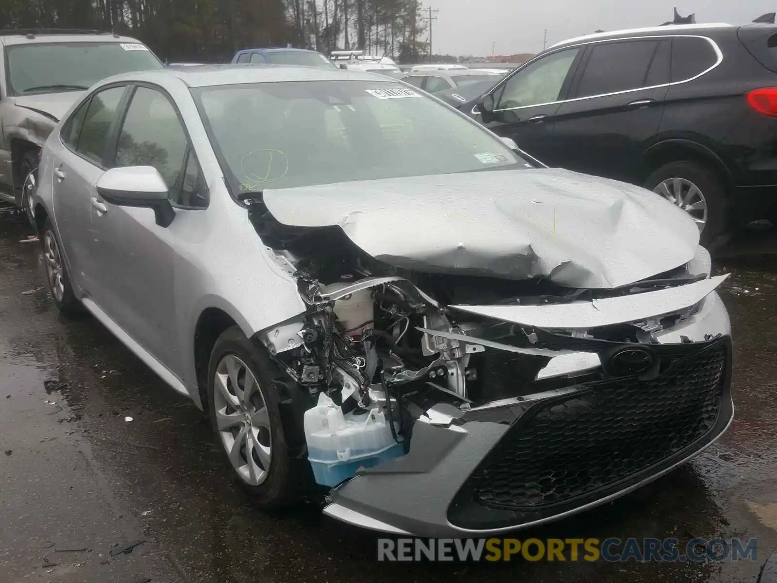 1 Photograph of a damaged car JTDEPRAE2LJ039249 TOYOTA COROLLA 2020