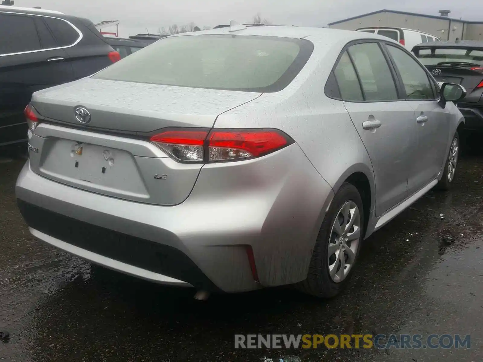 4 Photograph of a damaged car JTDEPRAE2LJ039249 TOYOTA COROLLA 2020