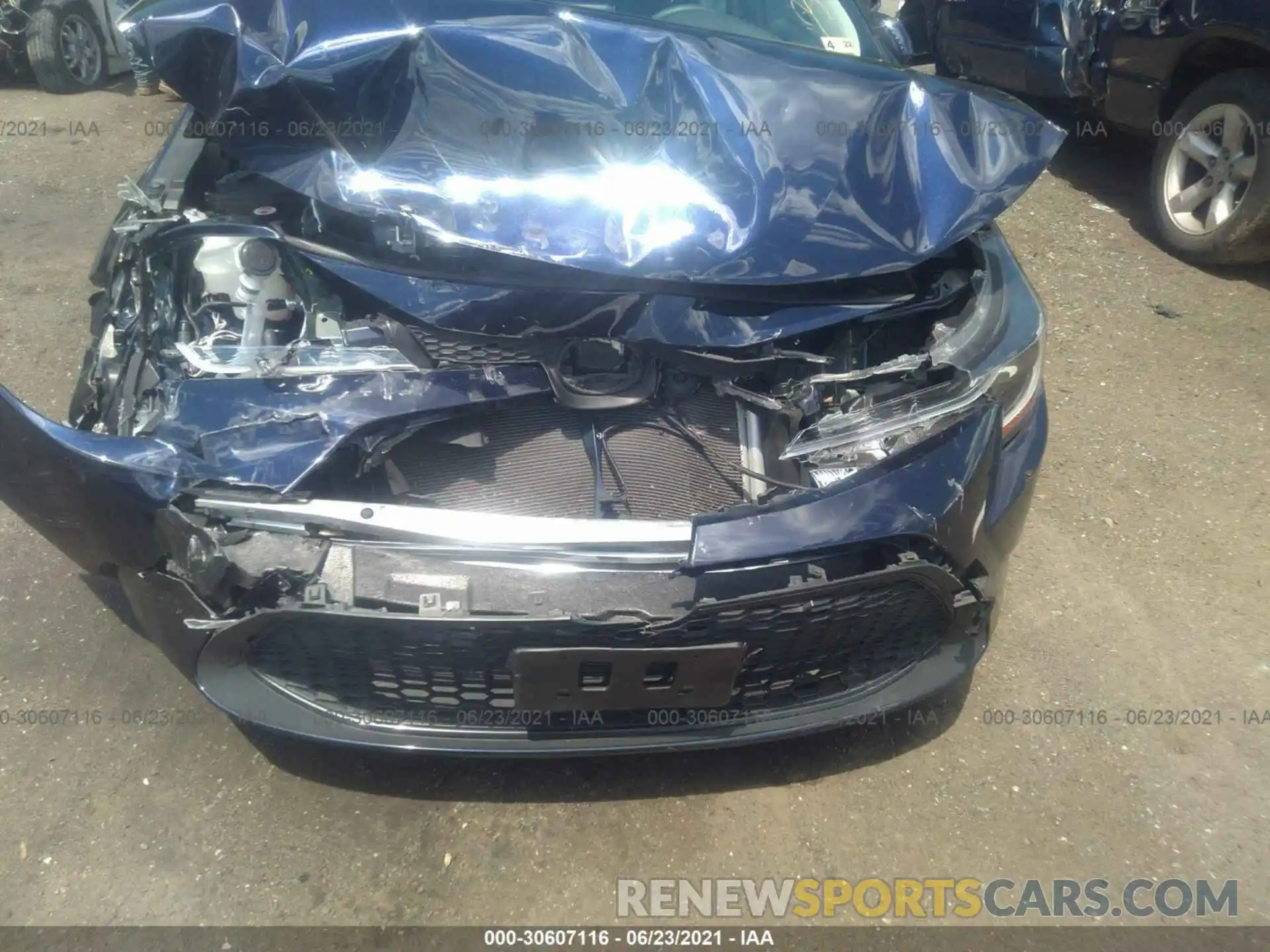 6 Photograph of a damaged car JTDEPRAE2LJ039624 TOYOTA COROLLA 2020