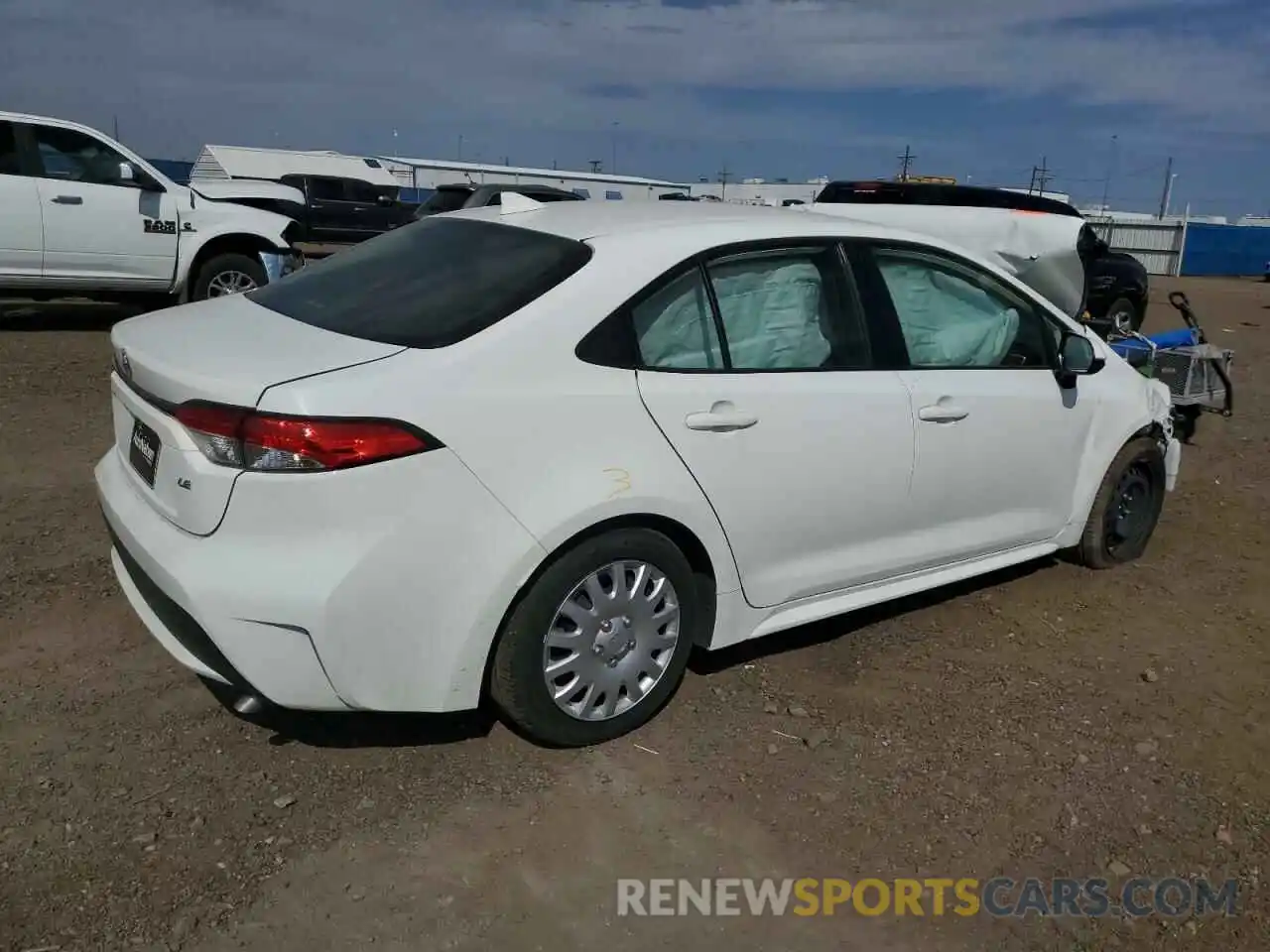 4 Photograph of a damaged car JTDEPRAE2LJ040028 TOYOTA COROLLA 2020