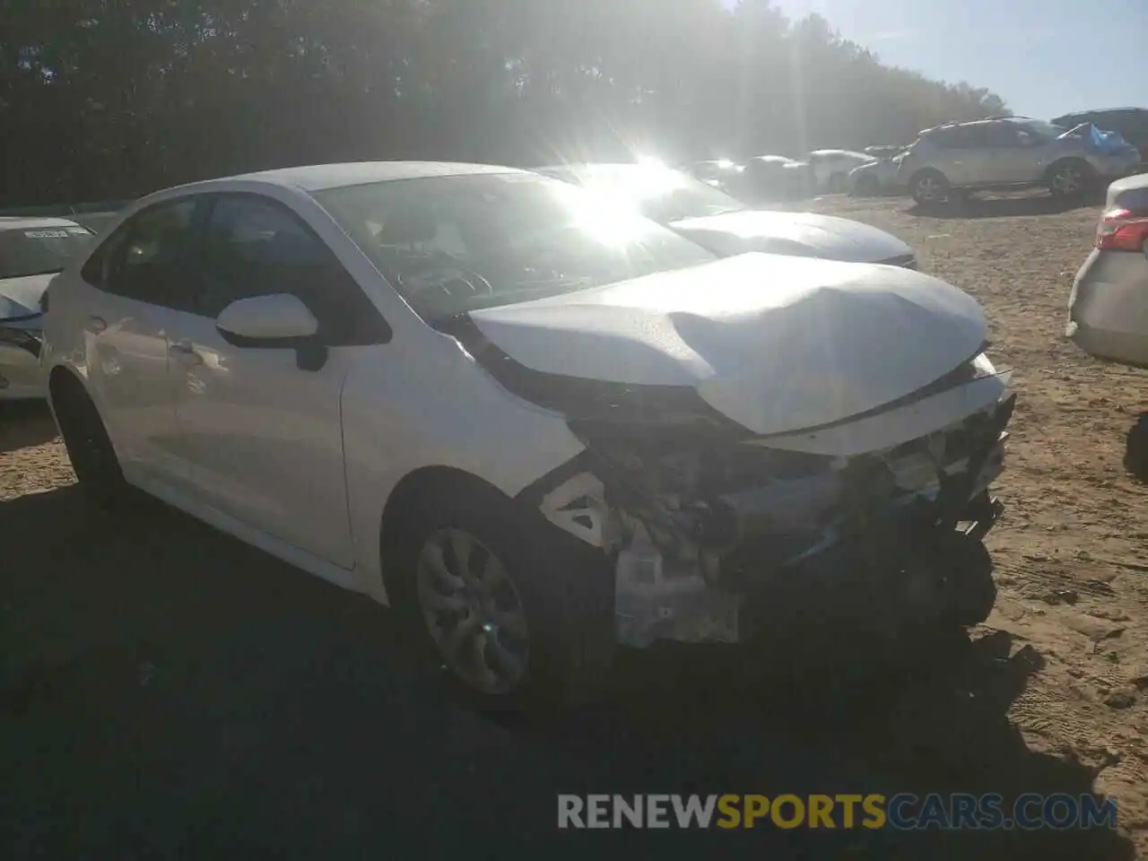 1 Photograph of a damaged car JTDEPRAE2LJ040305 TOYOTA COROLLA 2020