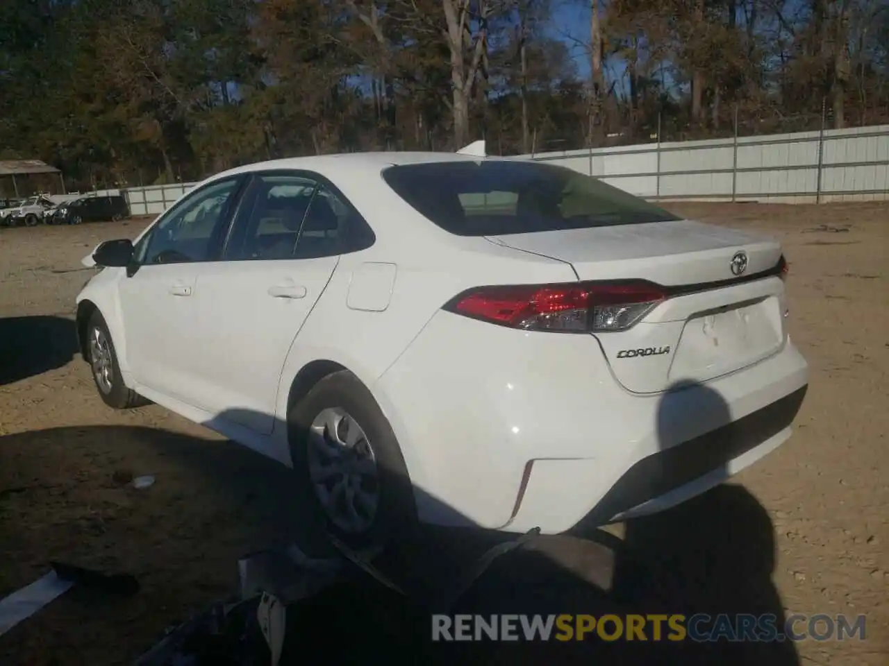 3 Photograph of a damaged car JTDEPRAE2LJ040305 TOYOTA COROLLA 2020