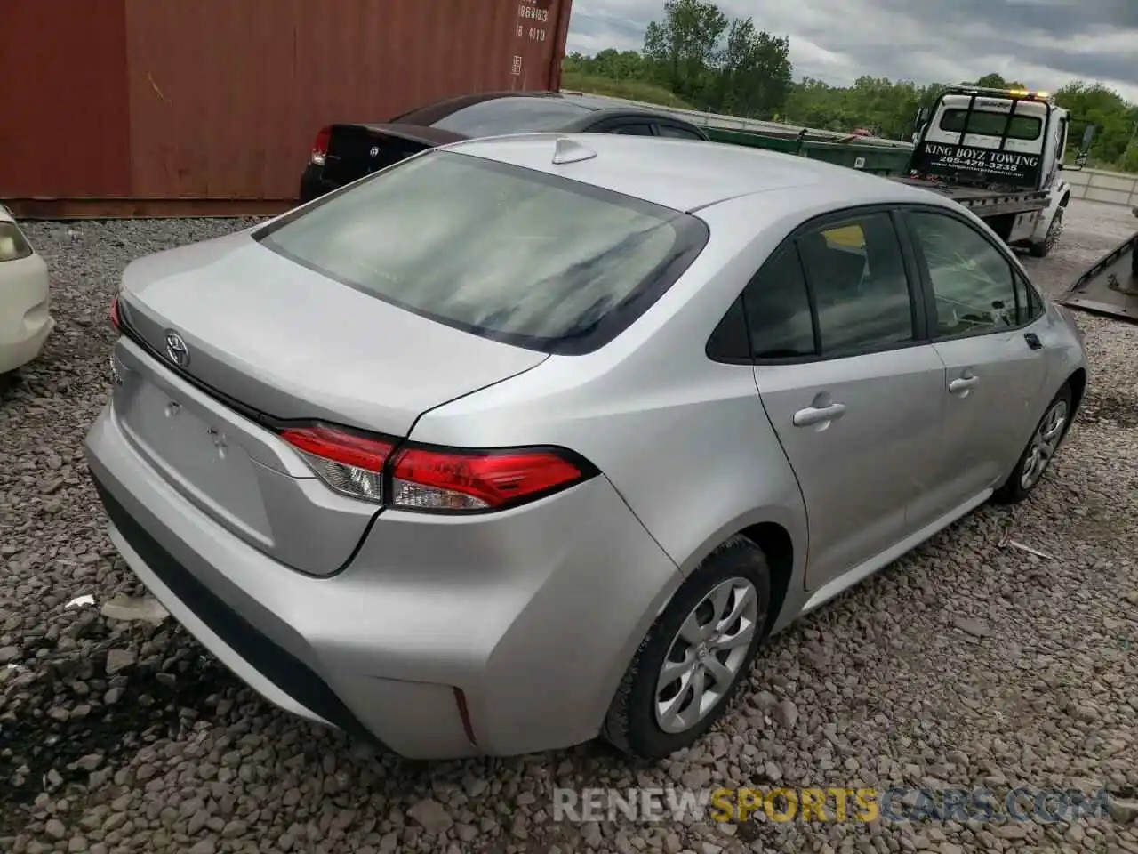 4 Photograph of a damaged car JTDEPRAE2LJ040577 TOYOTA COROLLA 2020