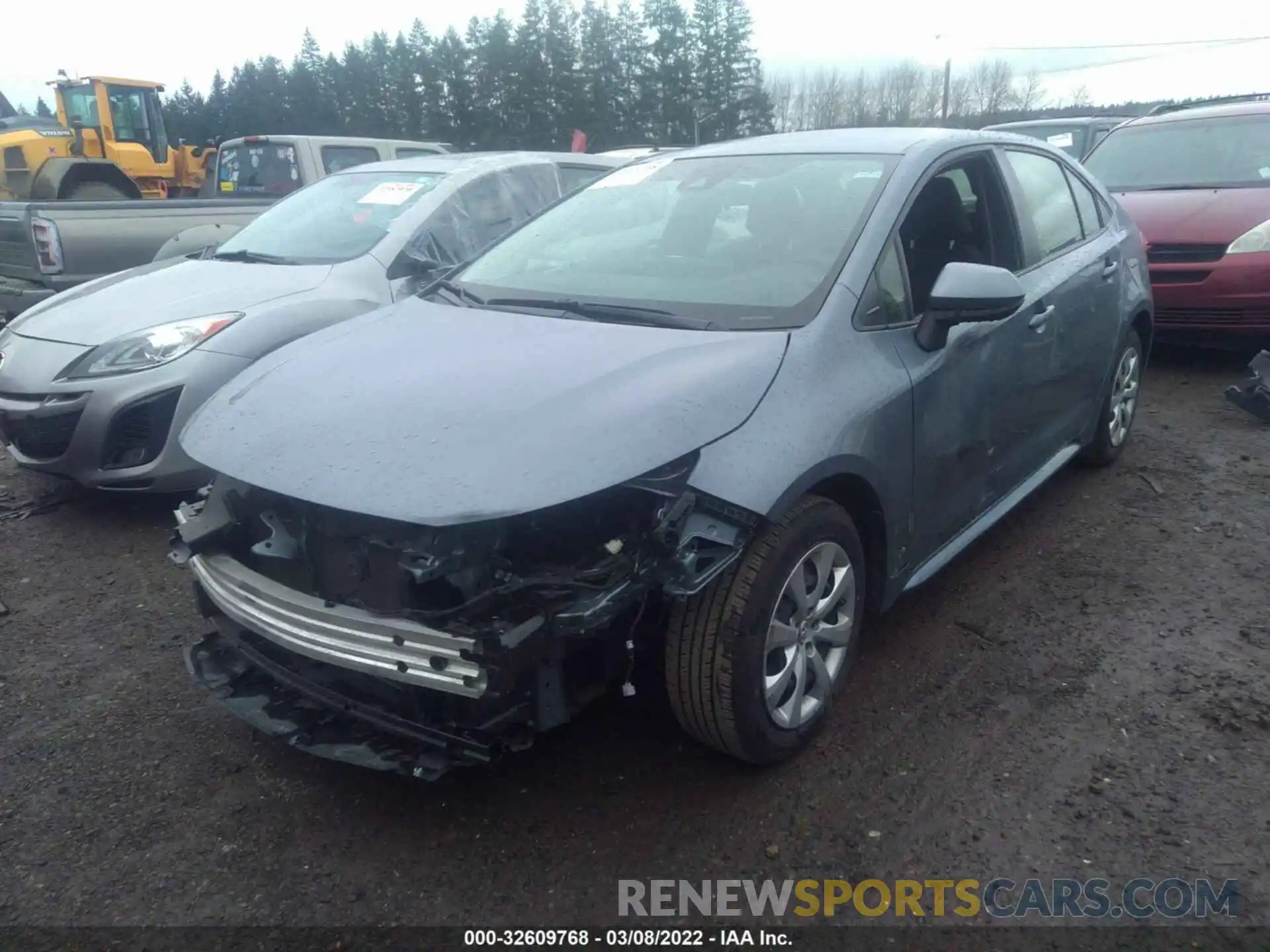 2 Photograph of a damaged car JTDEPRAE2LJ040594 TOYOTA COROLLA 2020