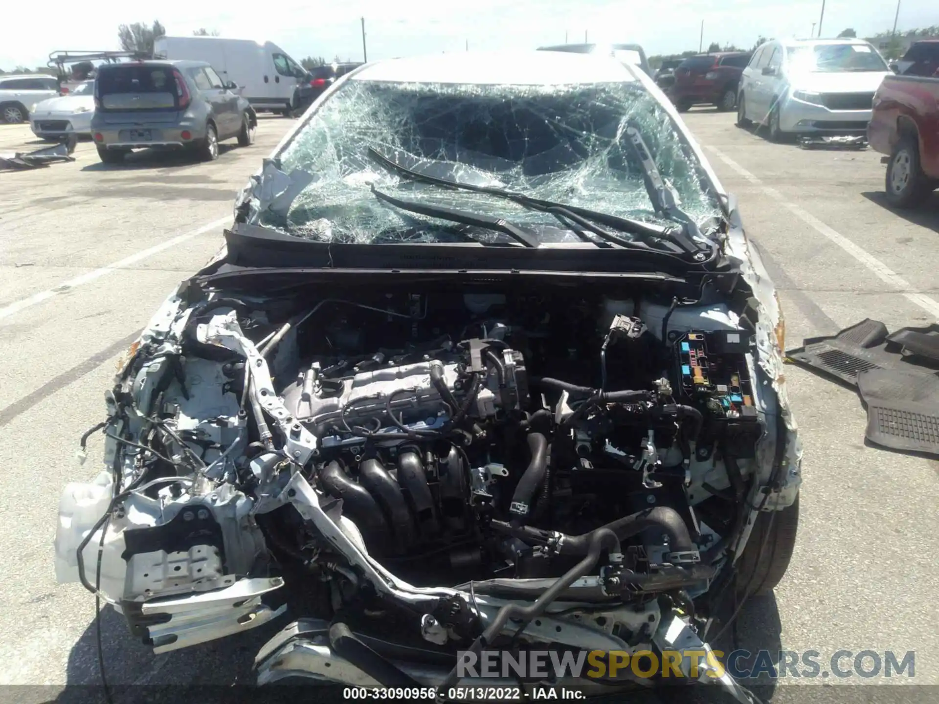 6 Photograph of a damaged car JTDEPRAE2LJ040773 TOYOTA COROLLA 2020