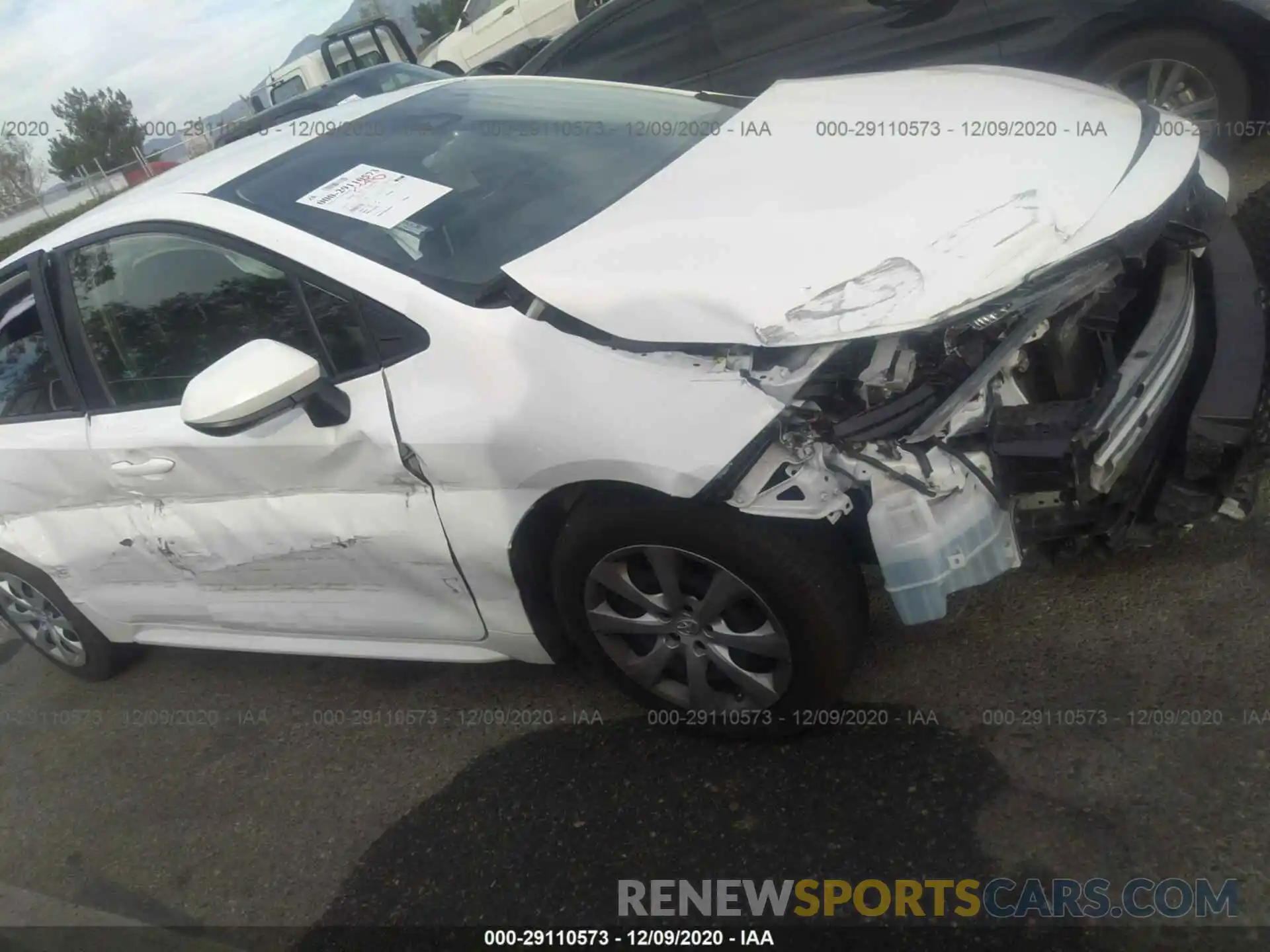 6 Photograph of a damaged car JTDEPRAE2LJ040899 TOYOTA COROLLA 2020