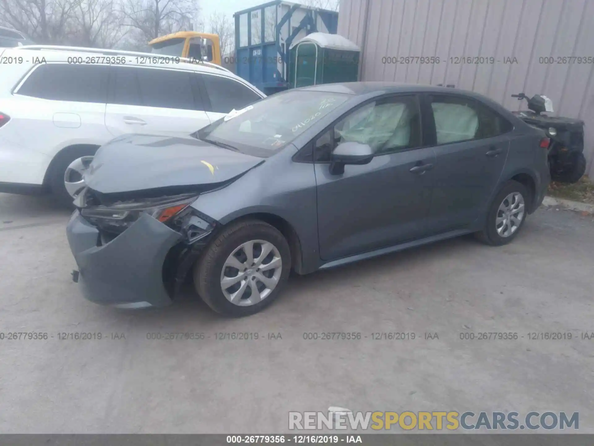 2 Photograph of a damaged car JTDEPRAE2LJ041020 TOYOTA COROLLA 2020