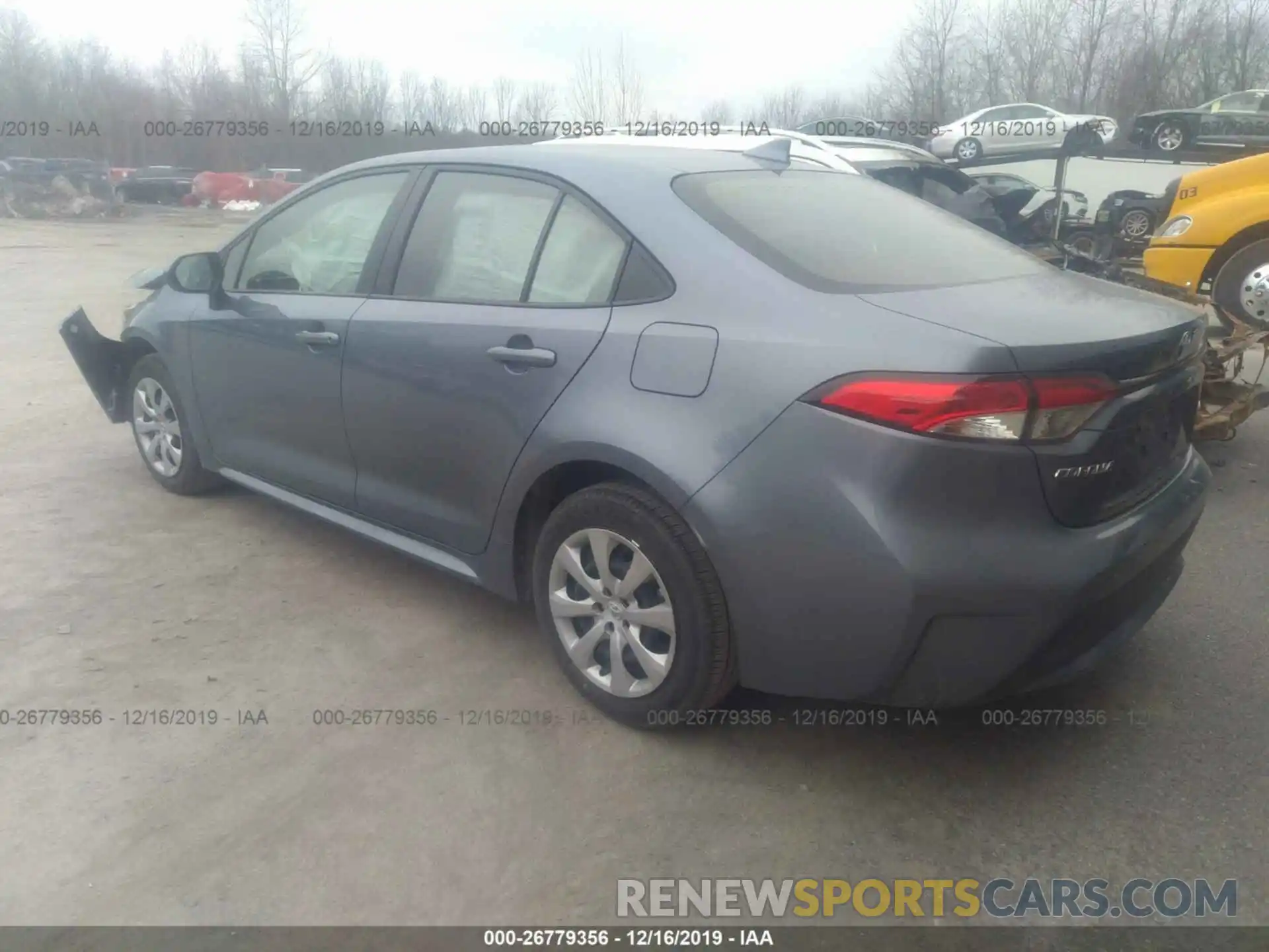 3 Photograph of a damaged car JTDEPRAE2LJ041020 TOYOTA COROLLA 2020