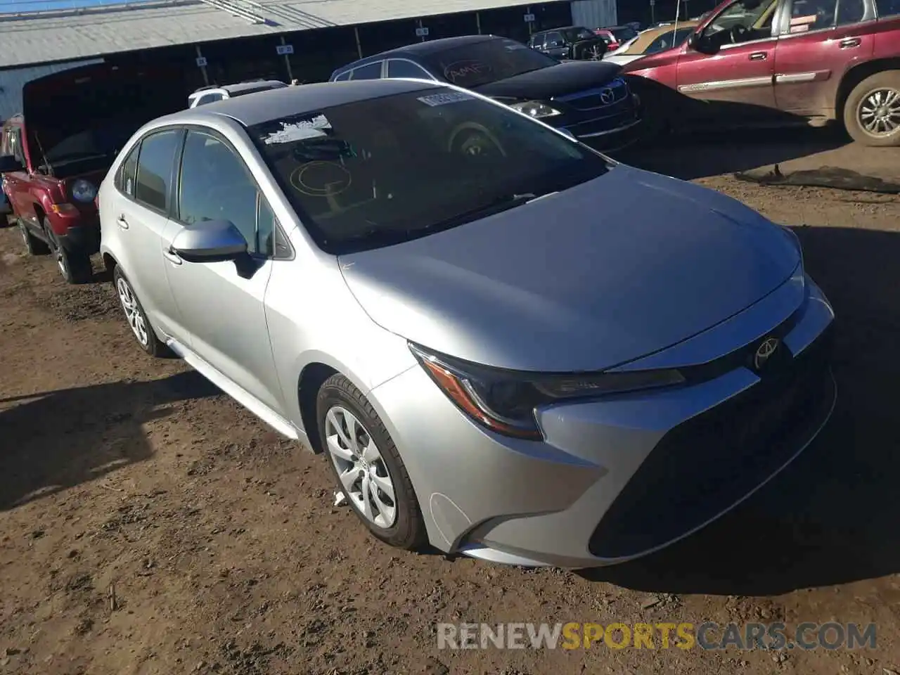 1 Photograph of a damaged car JTDEPRAE2LJ041227 TOYOTA COROLLA 2020