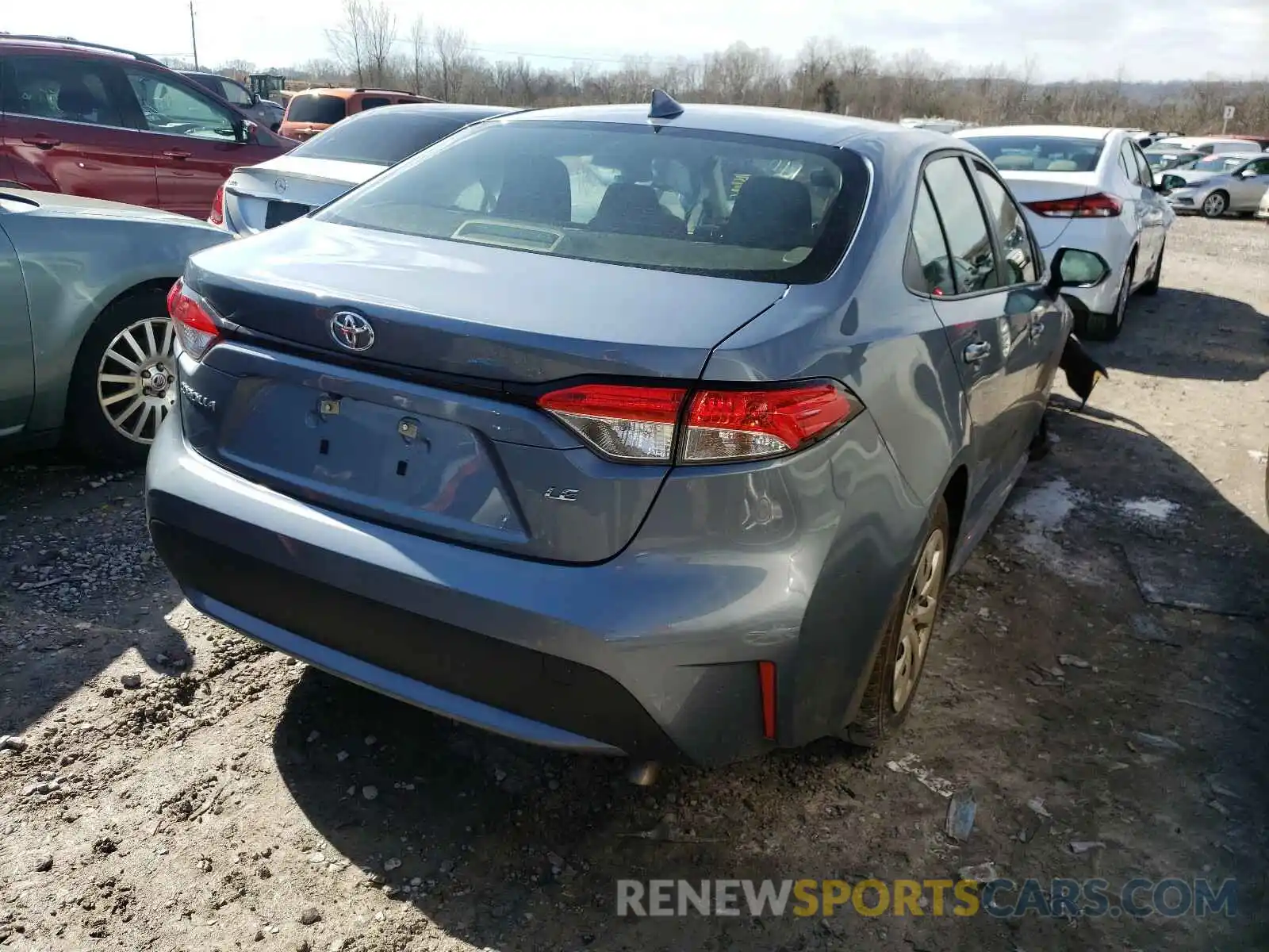 4 Photograph of a damaged car JTDEPRAE2LJ041261 TOYOTA COROLLA 2020