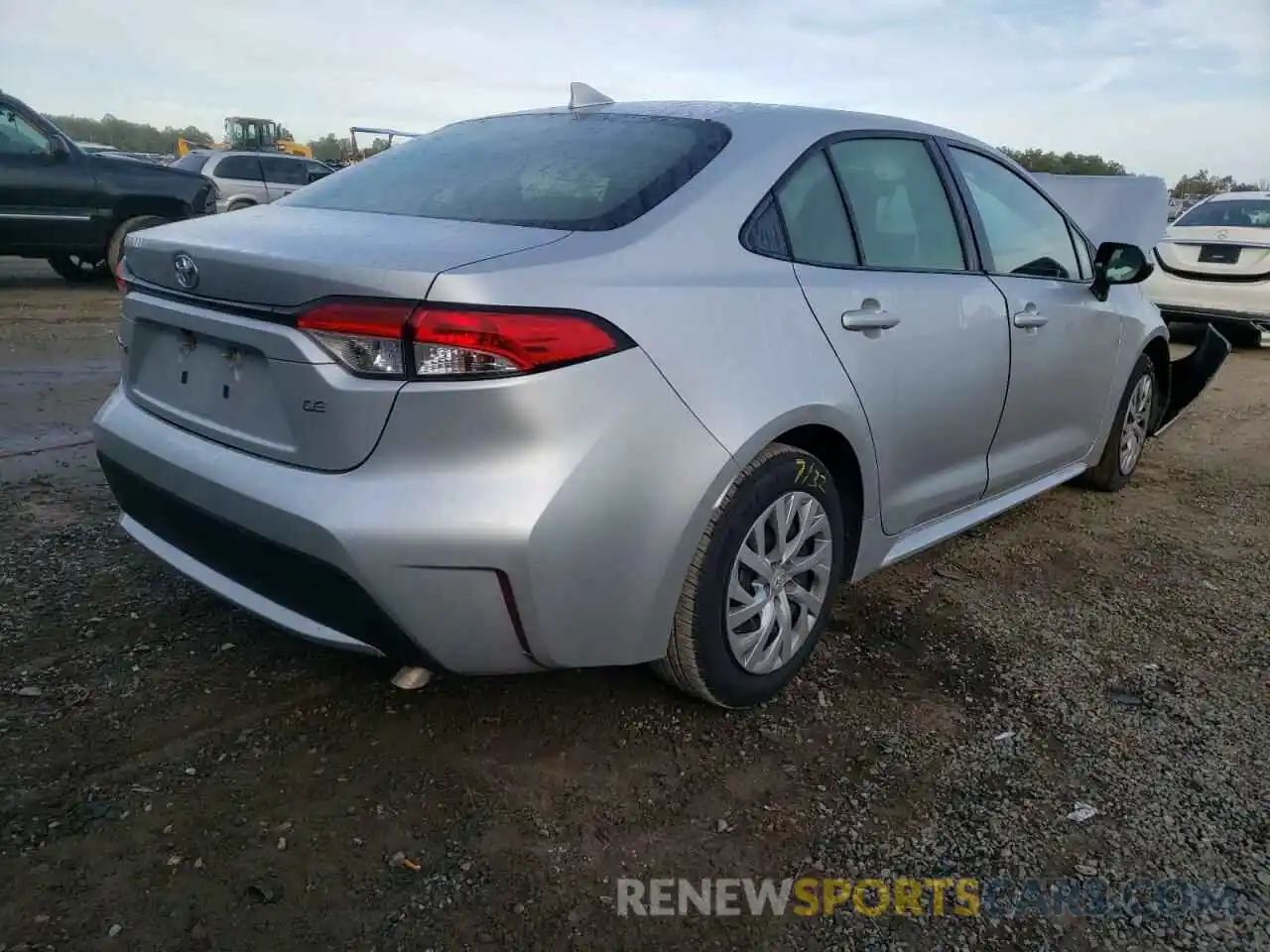 4 Photograph of a damaged car JTDEPRAE2LJ041356 TOYOTA COROLLA 2020