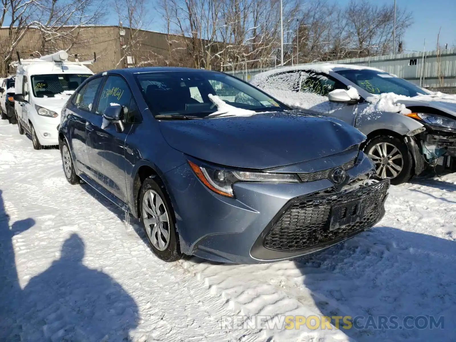 1 Photograph of a damaged car JTDEPRAE2LJ041471 TOYOTA COROLLA 2020