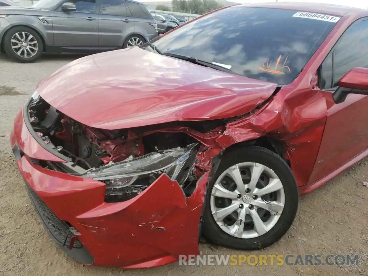 9 Photograph of a damaged car JTDEPRAE2LJ041518 TOYOTA COROLLA 2020