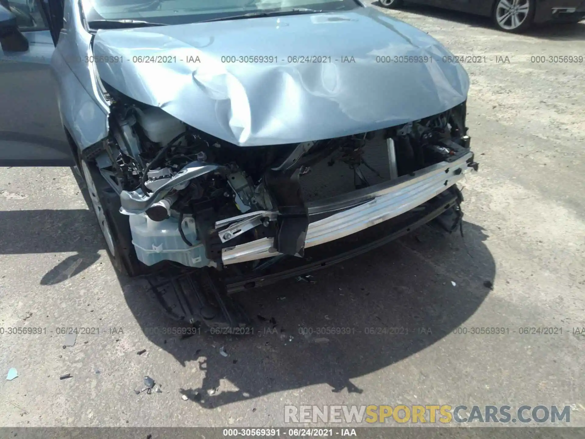 6 Photograph of a damaged car JTDEPRAE2LJ041647 TOYOTA COROLLA 2020