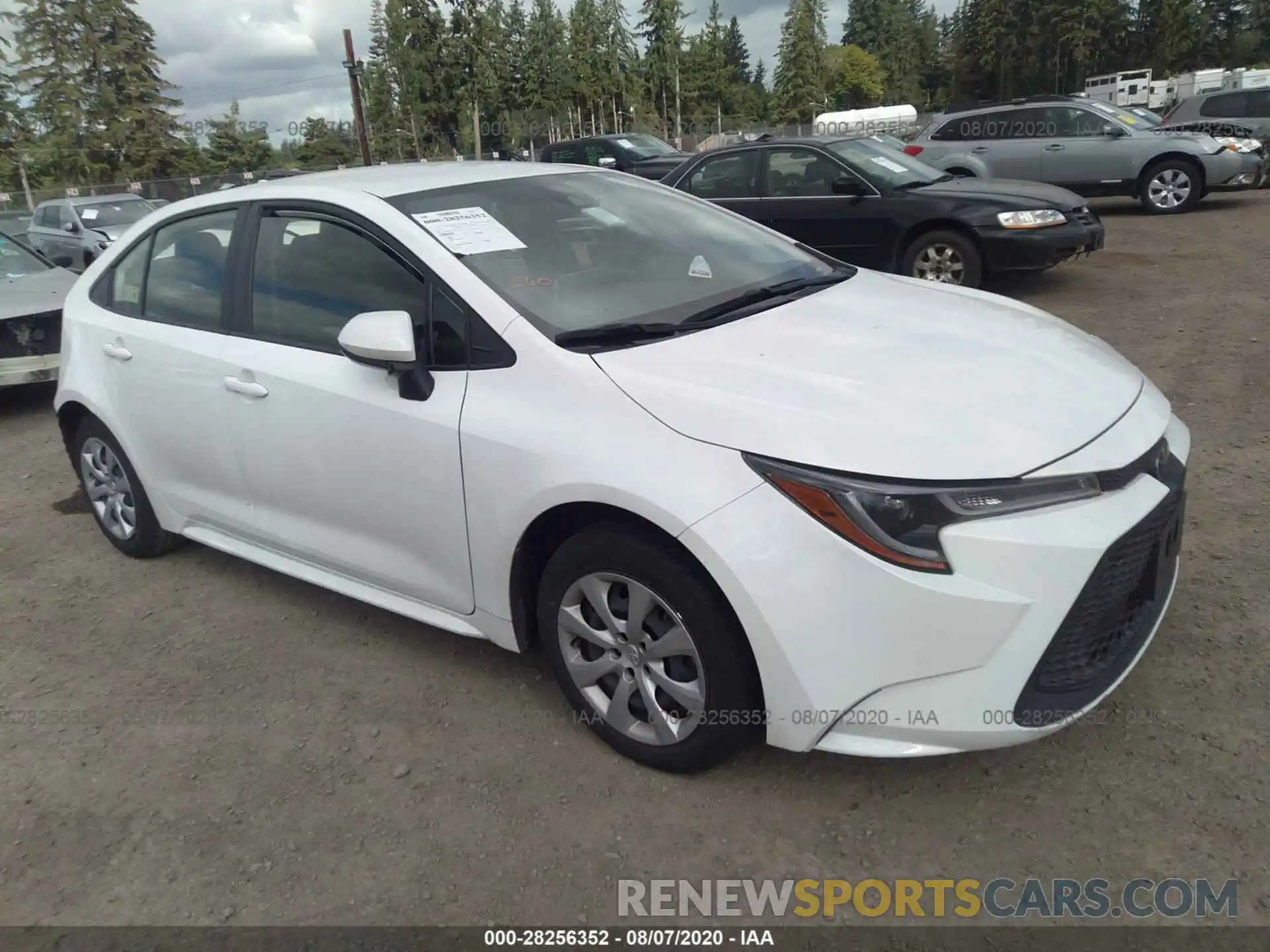 1 Photograph of a damaged car JTDEPRAE2LJ041759 TOYOTA COROLLA 2020