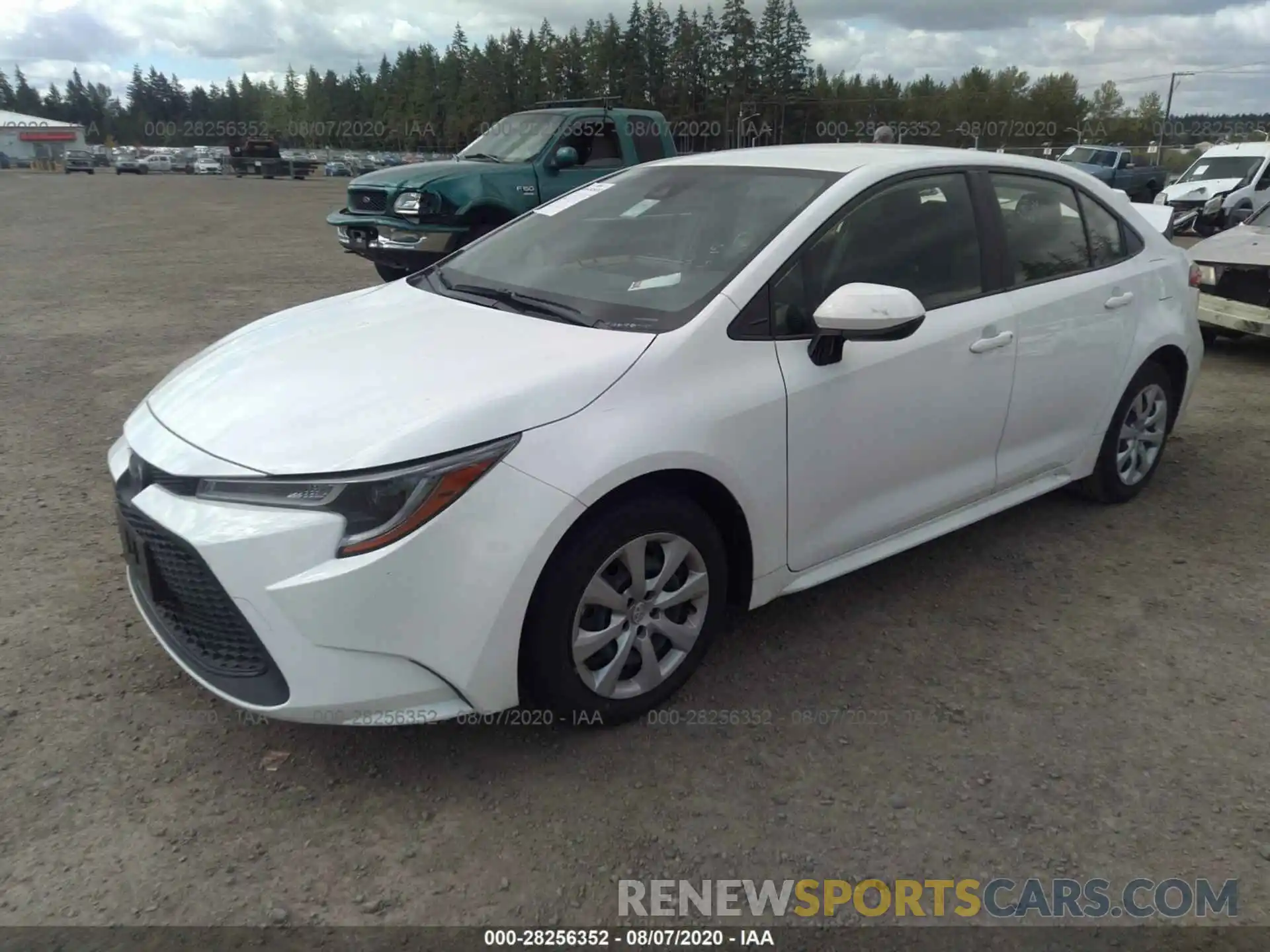 2 Photograph of a damaged car JTDEPRAE2LJ041759 TOYOTA COROLLA 2020