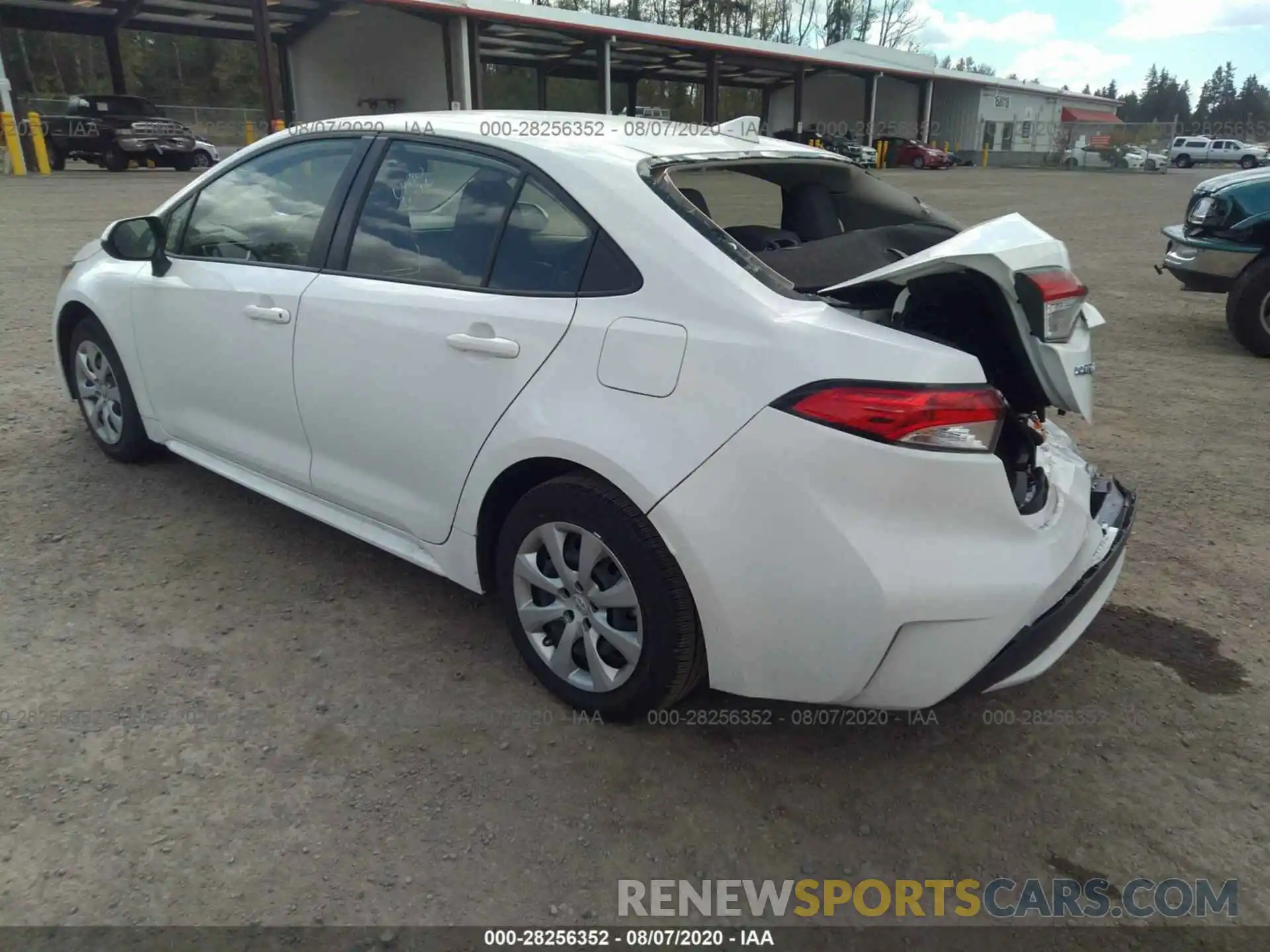 3 Photograph of a damaged car JTDEPRAE2LJ041759 TOYOTA COROLLA 2020