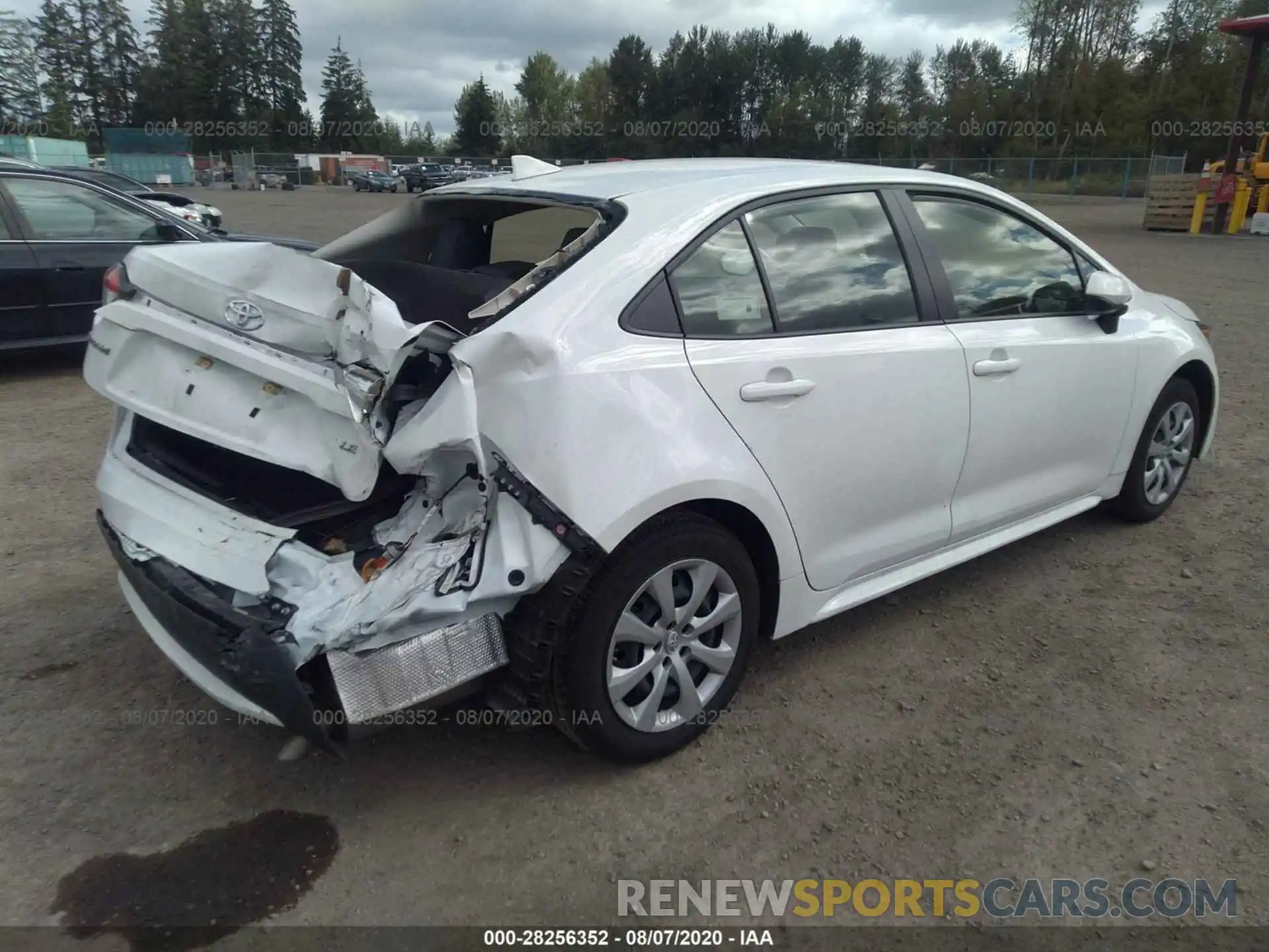 4 Photograph of a damaged car JTDEPRAE2LJ041759 TOYOTA COROLLA 2020