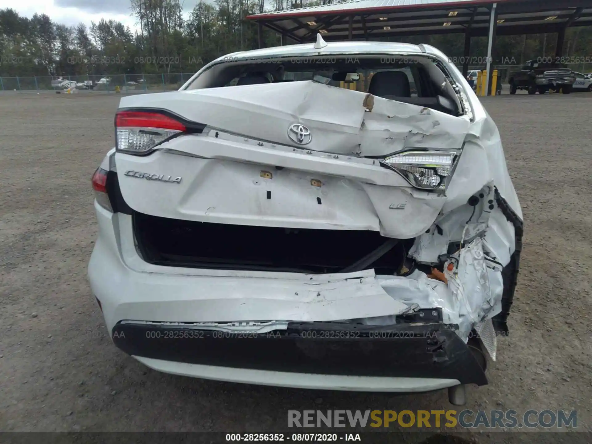 6 Photograph of a damaged car JTDEPRAE2LJ041759 TOYOTA COROLLA 2020