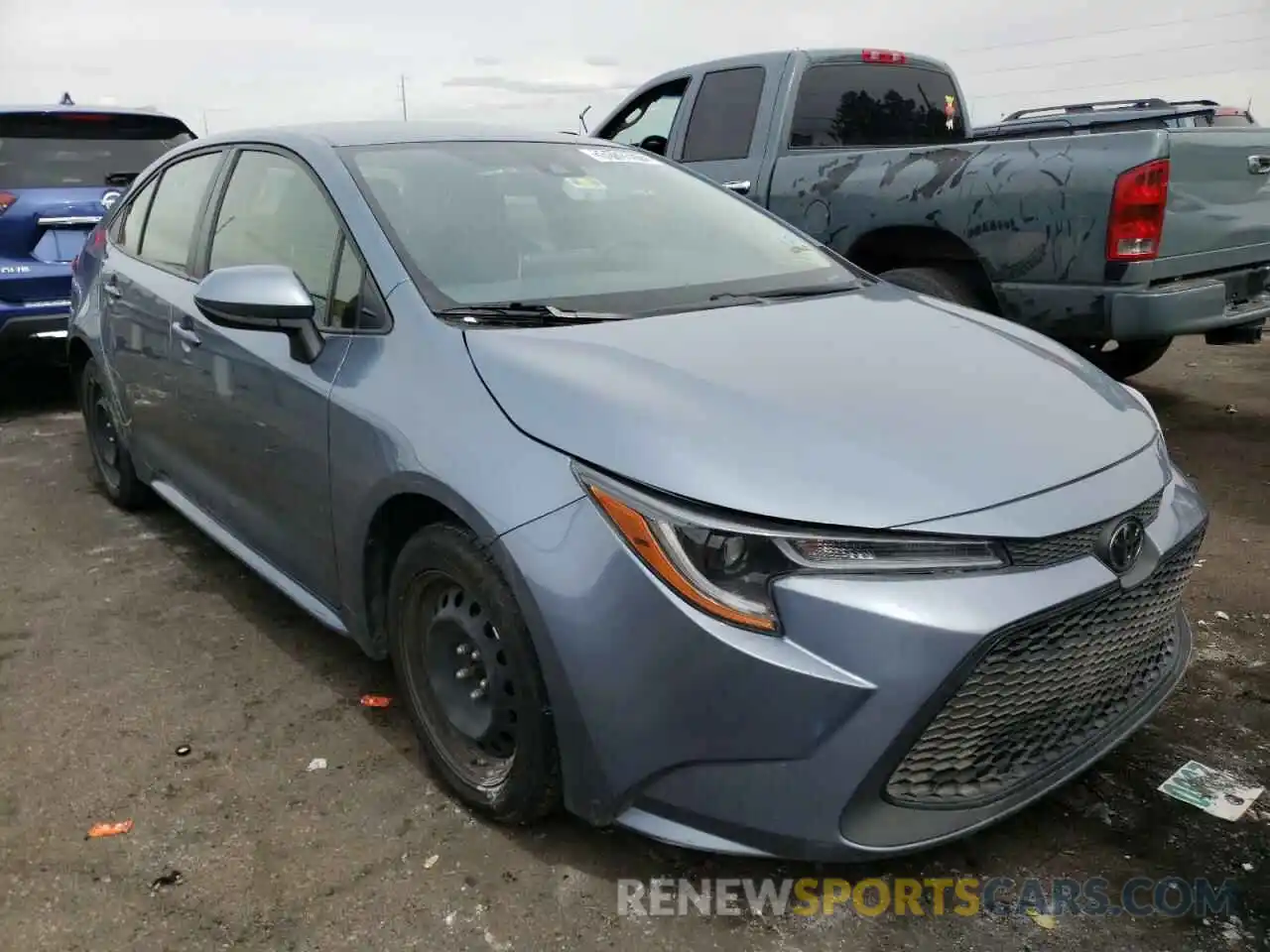 1 Photograph of a damaged car JTDEPRAE2LJ042040 TOYOTA COROLLA 2020