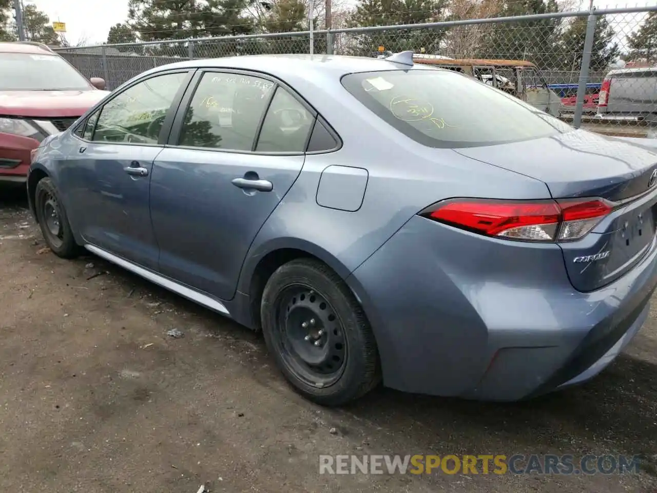 9 Photograph of a damaged car JTDEPRAE2LJ042040 TOYOTA COROLLA 2020