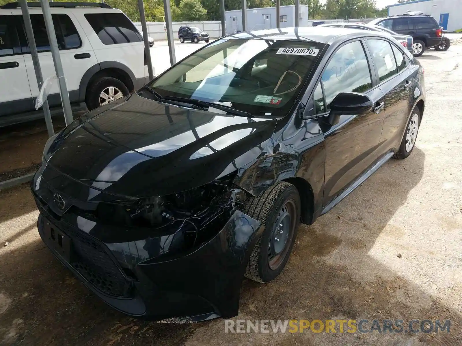 2 Photograph of a damaged car JTDEPRAE2LJ042054 TOYOTA COROLLA 2020