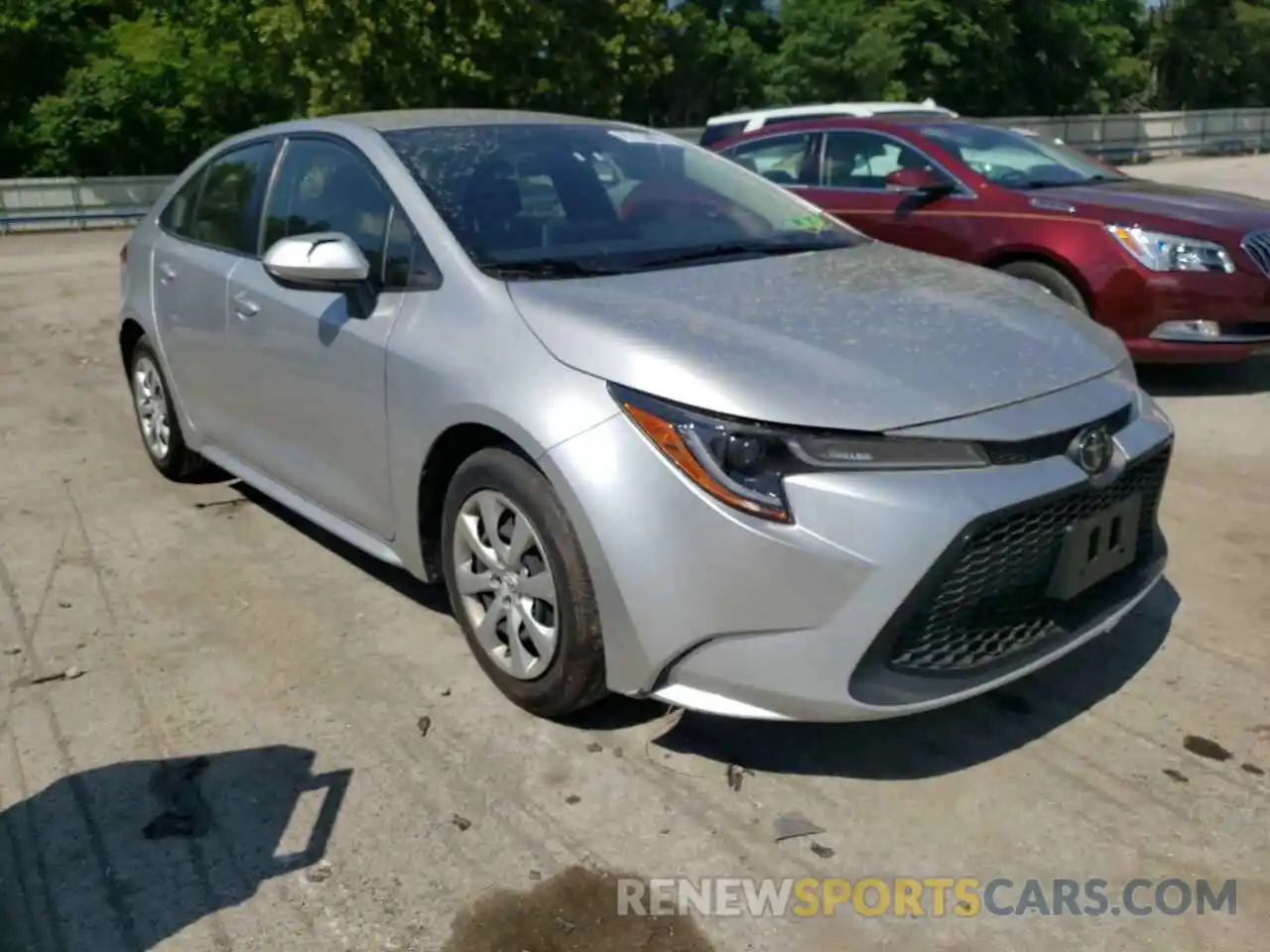 1 Photograph of a damaged car JTDEPRAE2LJ042071 TOYOTA COROLLA 2020