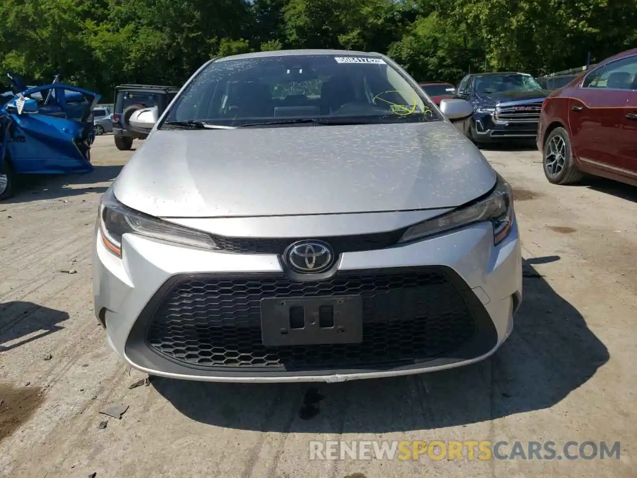 9 Photograph of a damaged car JTDEPRAE2LJ042071 TOYOTA COROLLA 2020