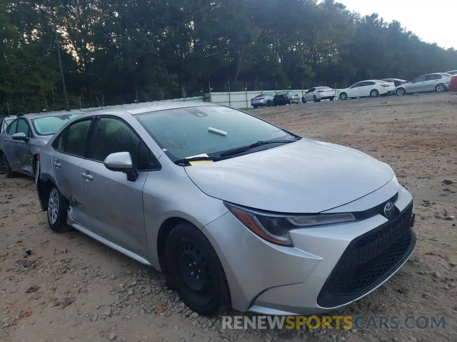 1 Photograph of a damaged car JTDEPRAE2LJ042233 TOYOTA COROLLA 2020