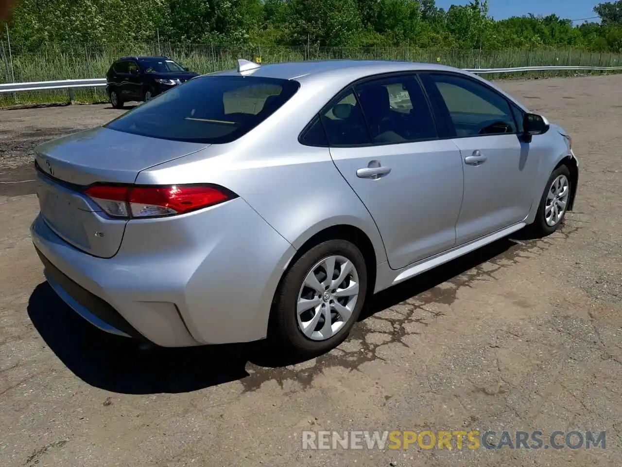 4 Photograph of a damaged car JTDEPRAE2LJ042250 TOYOTA COROLLA 2020