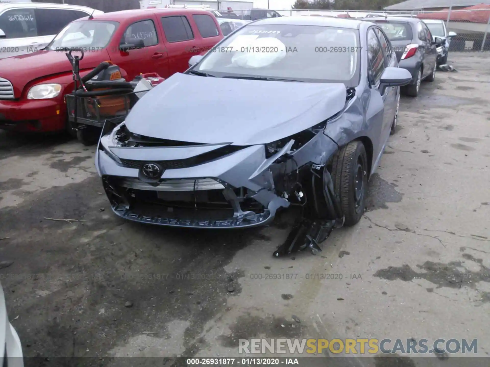 6 Photograph of a damaged car JTDEPRAE2LJ042829 TOYOTA COROLLA 2020