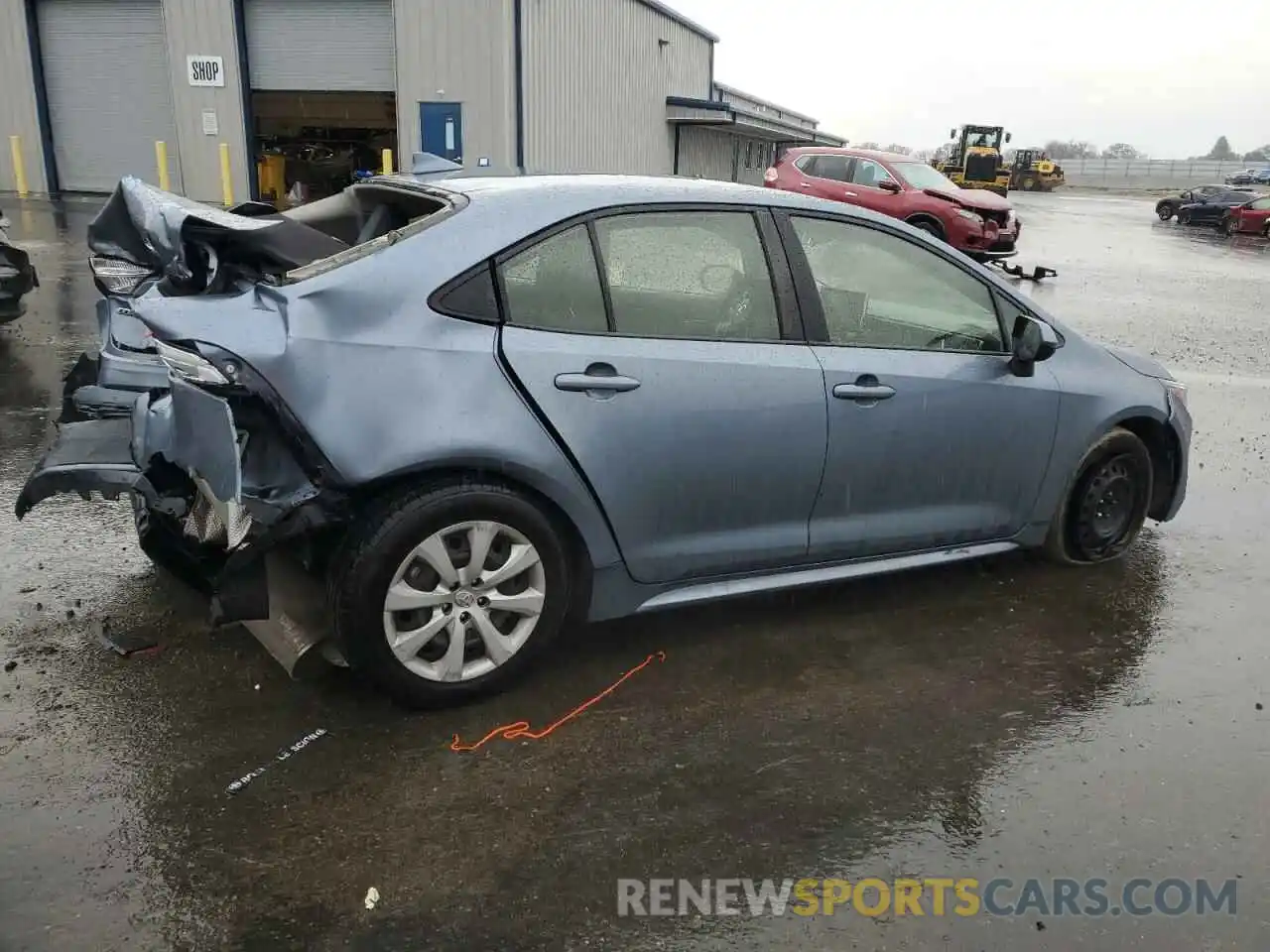 3 Photograph of a damaged car JTDEPRAE2LJ042958 TOYOTA COROLLA 2020