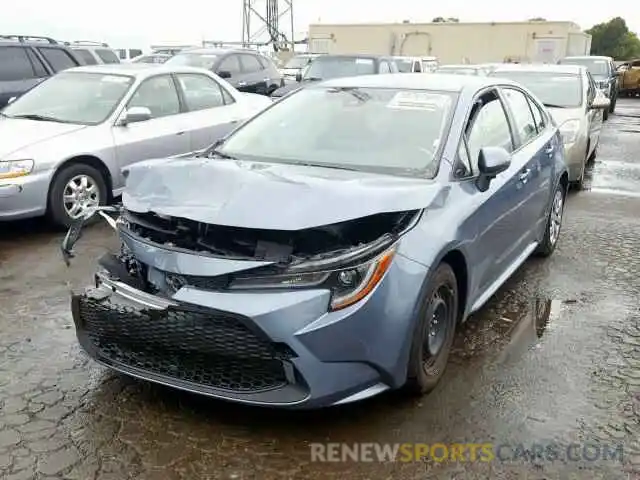 2 Photograph of a damaged car JTDEPRAE2LJ043009 TOYOTA COROLLA 2020