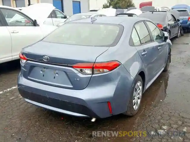 4 Photograph of a damaged car JTDEPRAE2LJ043009 TOYOTA COROLLA 2020