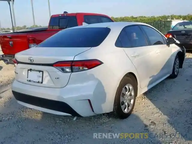 4 Photograph of a damaged car JTDEPRAE2LJ043284 TOYOTA COROLLA 2020